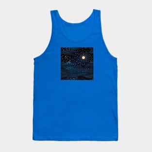 Night time pattern Tank Top